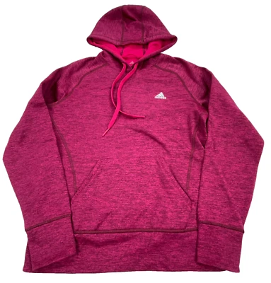 Adidas Hoodie Women Small Pink Sweatshirt Sweater Clima Warm Performance Ladies - Image 1 of 4