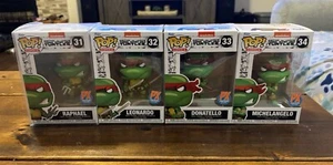 Funko POP COMICS TEENAGE MUTANT NINJA TURTLES LOTE (4) EXCLUSIVO PX - TODO NUEVO EN CAJA WOW - Imagen 1 de 6
