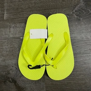 Sandali infradito infradito nuovi con etichette gialli scarpe da ragazzo taglia L 2-3 - Foto 1 di 3
