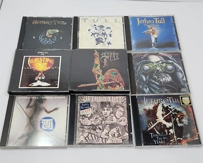 Jethro Tull CD Collection X9 Stand Up Under Wraps Stormwatch Catfish Rising ETC - Image 1 of 4