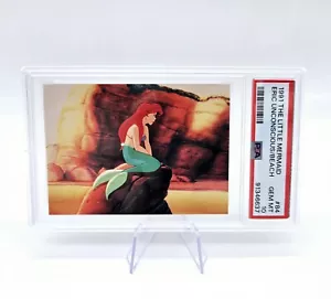 1991 Pro Set Disney Little Mermaid Ariel Eric Unconscious on Beach PSA 10 Pop 1 - Picture 1 of 2