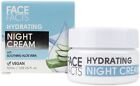 Face Facts Hydrating Night Cream Calming Aloe Vera Vegan 50ml