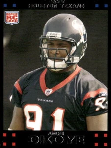 Amobi Okoye 2007 Topps #347 Houston Texans RC LOUISVILLE - Picture 1 of 2