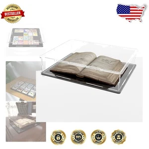 Elegante Vitrina Acrílica 13x10x3 para Libros y Coleccionables - Protección Transparente - Imagen 1 de 9