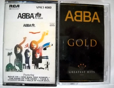 **ABBA GOLD GREATEST HITS/ABBA THE ALBUM TWO CASSETTES IN GREAT CONDITION* - Image 1 of 2