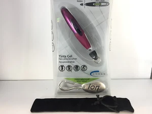 SALE CROSS ION PURPLE-MAROON DELUXE GEL PEN w/QUICK CLIP & KEY CHAIN #812-11K - Picture 1 of 10