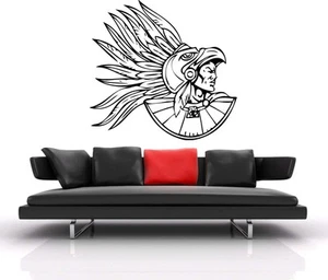 Aztec/Mayan Warrior-Home Decal-Great for walls of your home and as gifts. - Picture 1 of 1