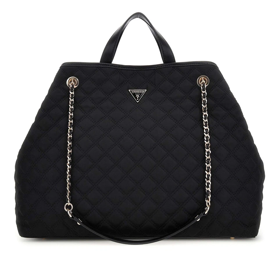 GUESS Giully II Large 2 In 1 Tote Bag L Shopper Utensilientasche Black schwarz