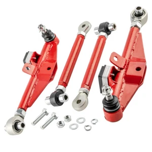 Front Lower Control Arms w/High Angle Tension Rods for Nissan 240SX 89-98 180SX - Picture 1 of 12