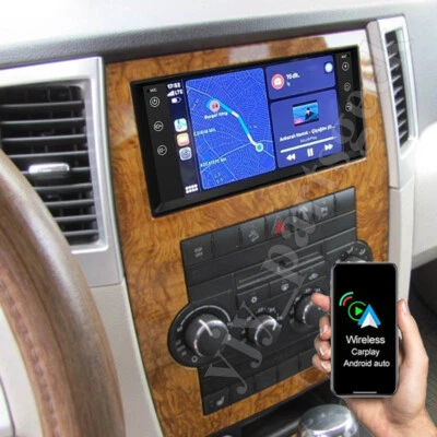 7" For 2005-2010 Jeep Grand Cherokee WK Android 13 Carplay Car Stereo Radio WIFI Foto 1 de 4
