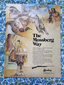 Vintage 1973 Mossberg 500 Series Print Ad - Picture 1 of 7