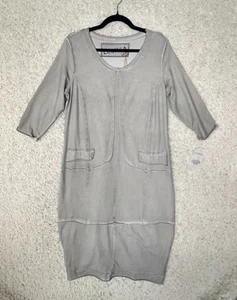 Vestido midi LUUKAA para mujer pequeño de gran tamaño pulóver rústico Lagenlook - Imagen 1 de 10