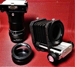 MACRO DUPLICATOR SCOPE with bellows and T Mount of choice. New Old stock. 