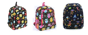 Mochila Ever Moda Niñas Niños Escolar Niños Adorable Monstruo Robot o Búho Bolso de Libro - Imagen 1 de 3