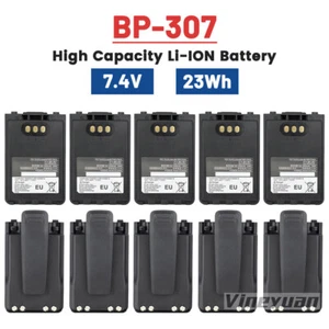 10PC 3350mAh BP-307 Akumulator litowo-jonowy do ICOM IC-705 ID-31E ID-51E ID-52E IP-501H - Zdjęcie 1 z 12