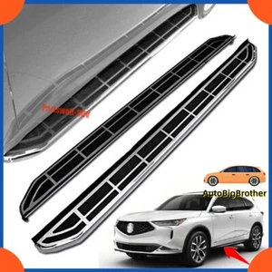 Fits For Acura MDX 2022 2023 2pcs Running Boards Side Steps Pedals Nerf Bar - Picture 1 of 14