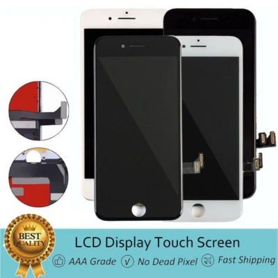 LCD Display Complete Touch Screen Replacement Button For iPhone 7 6 6s Plus 8 7 - Image 1 of 4