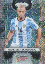 Prizm World Cup 2018 Mojo Parallel Base Card #6 Javier Mascherano - Argentina