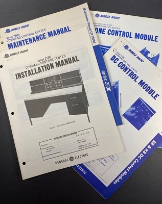 GE Mobile Series 2500 Command Control Center 2-Way FM Radio Manual LBI30300 - Image 1 of 4