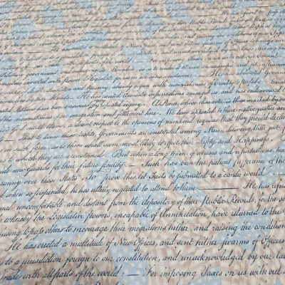 15" Young Patriots John Grossman Quilting Treasures Declaration Of Independence - Image 1 of 3