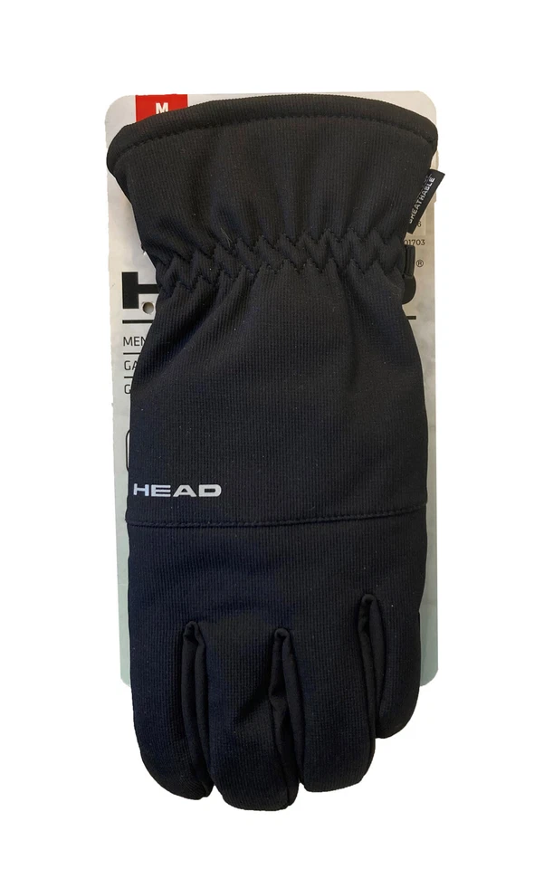 Head Men's HEAD Men's Waterproof Hybrid Gloves XL Black Touchscreen 1601703