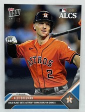 2023 Topps Now #1022 Alex Bregman Houston Astros ALCS BLUE Parallel 37/49