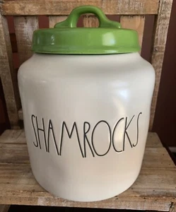 Rae Dunn ""SHAMROCKS"" molliger Kanister St. Patrick's - Bild 1 von 1