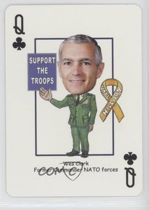 2007 Presidential Decks 2008 Vote Hillary Playing Cards Wes Clark #QC 09gu