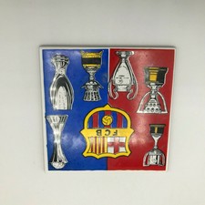Barcelona commemorative Tile Football memorabilia plaque