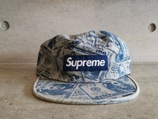 supreme 100 dollar bill camp cap