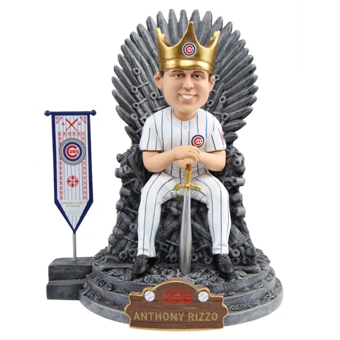 Anthony Rizzo Chicago Cubs Game of Thrones Iron Throne GOT Bobblehead MLB Cover