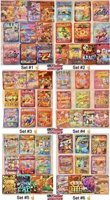 100 Pack 3.5g MIXED VARIETY PACK Air-Tight Zip Lock Bags Packaging - CHOOSE ONE! - Image 1 of 4