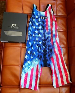 TYR Venzo Badeanzug Tech Suit Gr. 25 Closed Back Genesis USA 921 #2 - Bild 1 von 12