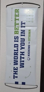 NFL Indianapolis Colts Roll Up Plastic Slide Banner 'Kicking The Stigma' - Bild 1 von 3