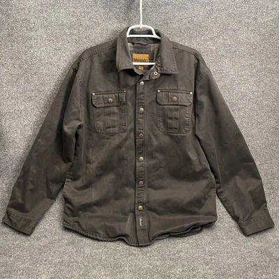 Venado Cotton Suede Bountyman Concealed Carry Shirt Men’s Jacket Large Charcoal - Image 1 of 4