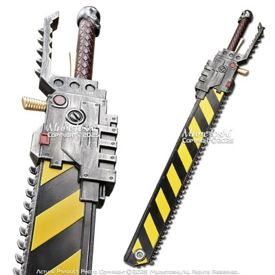 Munetoshi 39.5" Foam Game Iron Warrior Chain Sword 40k Hammer Space Replica