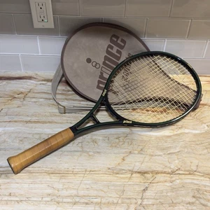 Prince Graphite Oversized Prince Racket Tennis Racquet 1987 4 Stripes 4 5/8" EUC - Picture 1 of 24