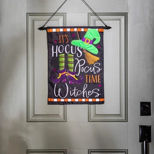 Hocus Pocus Time Garden Applique Flag,169542 - Picture 1 of 3
