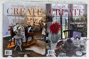 (2) WHERE WOMEN CREATE Magazines, Spring & Summer 2023 - Back Issues 22 and 23 - Picture 1 of 12