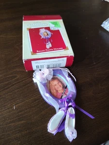 2002 Hallmark Andenken Ballett Foto Halter Weihnachtsschmuck - KOSTENLOSER VERSAND - Bild 1 von 3