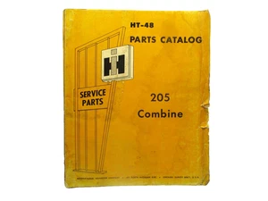 IH Parts Catalog Service Parts International Harvester HT-48 #205 Combine - Picture 1 of 7