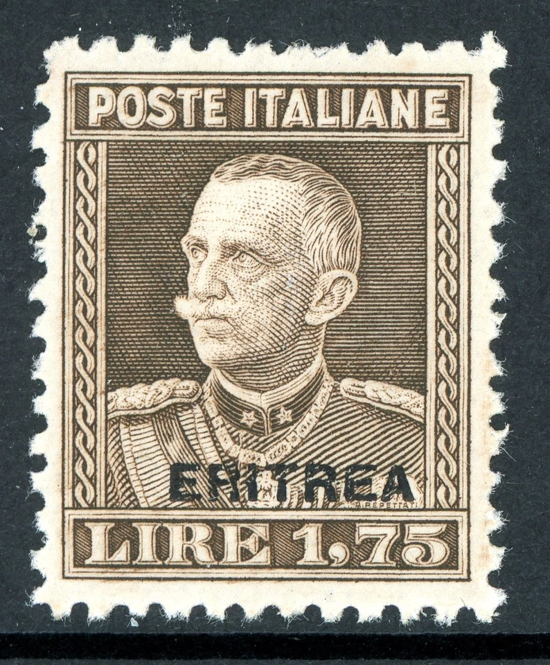 Italia 1928 Colonia Eritrea 1,75 Unwmk Perf 11 Scott #107A MNH T664 Foto 1 de 4