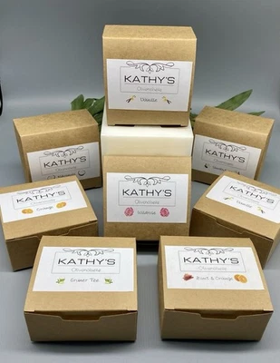 8er Mix handgemachte Seifen mit Olivenöl Gesamtgewicht ca. 390g Weihnachten - Bild 1 von 4