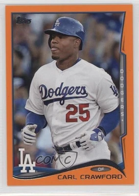2014 Topps Factory Set Orange /199 Carl Crawford #566 - Image 1 of 2