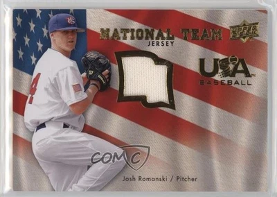 2008 Upper Deck USA Baseball National Team Jerseys Josh Romanski #USA-JR - Image 1 of 2