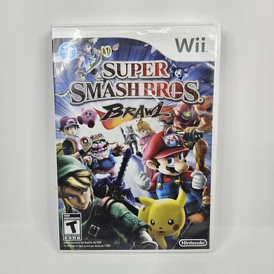 Super Smash Bros. Brawl Nintendo Wii 2008 IN Case No Manual - Image 1 of 4