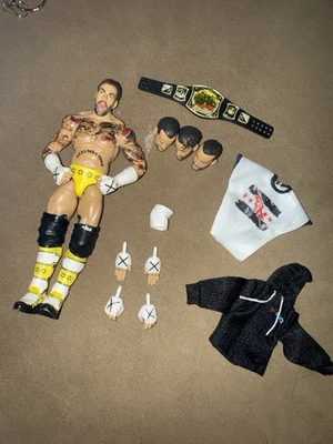 Figura de acción CM Punk WrestleMania 41 2025 edición definitiva personalizada WWE Mattel Foto 1 de 4