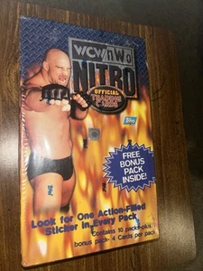 1999 WCW nWo Topps Wrestling Cards 11 Pack Sealed Blaster Box, nWo 4 Life!! - Picture 1 of 2