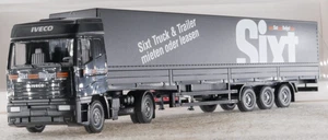 Wiking 1:87 LKW A.S.S alt H0 Iveco EuroStar Sattelzug Sixt 1995 GK 516/6 02 OVP - Bild 1 von 11