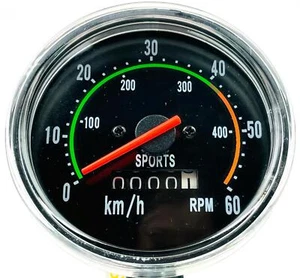 Fahrrad Tacho Mechanisch Tachometer Analog Kilometerzähler Hardware Speed Meter - Bild 1 von 8